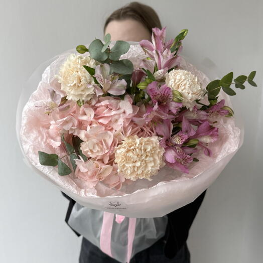 Розовый зефирный букет 🌸
