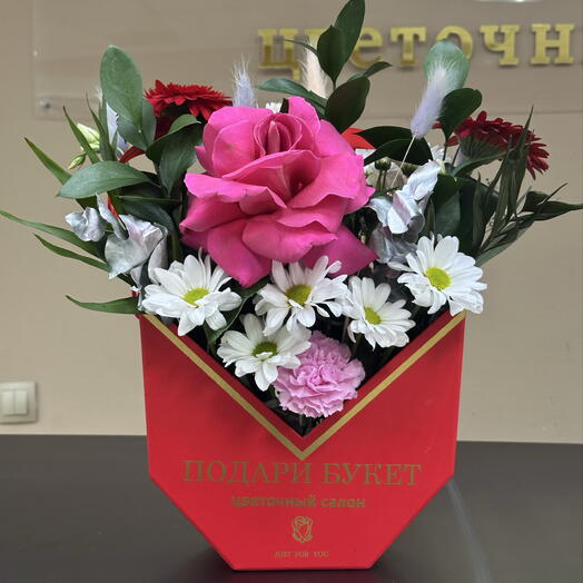 Цветы коробке 2