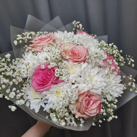 Букет с розами