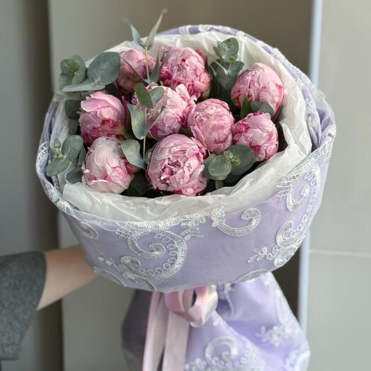 Роскошное кружево с пионами 💔