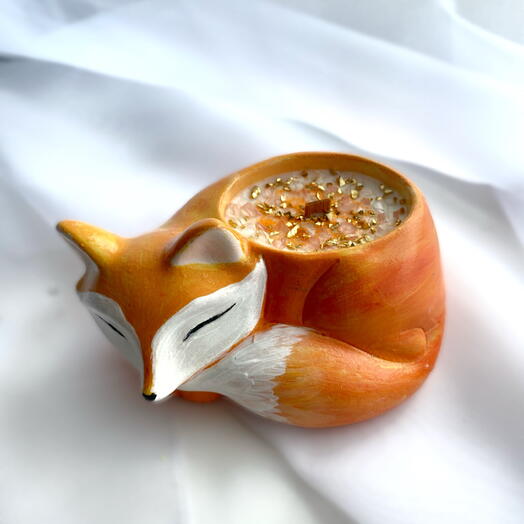 Свеча «Лисичка сестричка» 🦊🧡