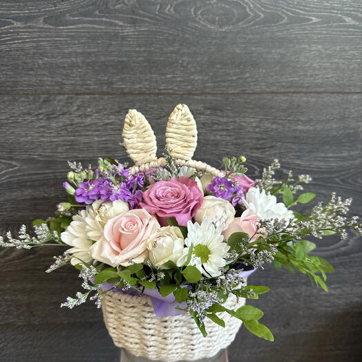 Корзина зайка💐
