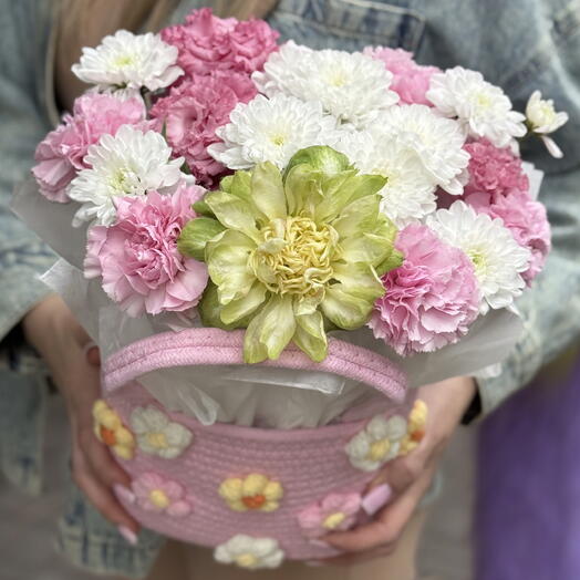 Авторская корзинка «Летний день» 🌿🌸