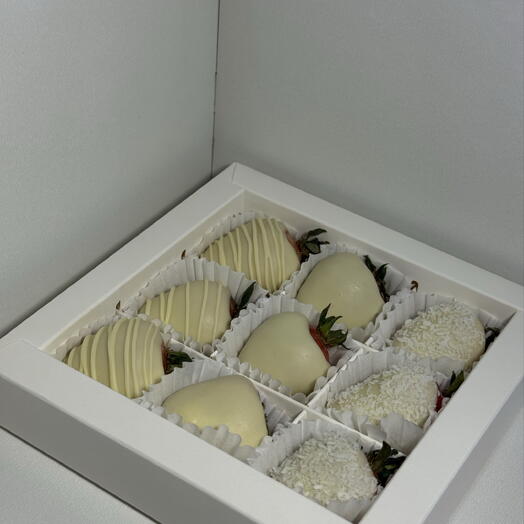 Клубника в белом шоколаде