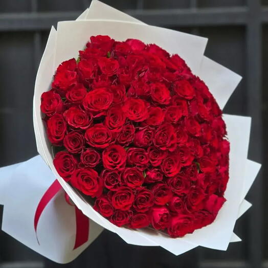 Букет из 101 розы 🌹