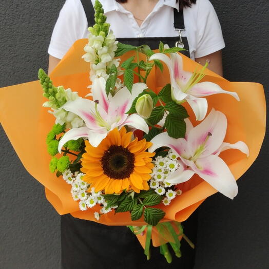 Роскошный солнечный букет💐
