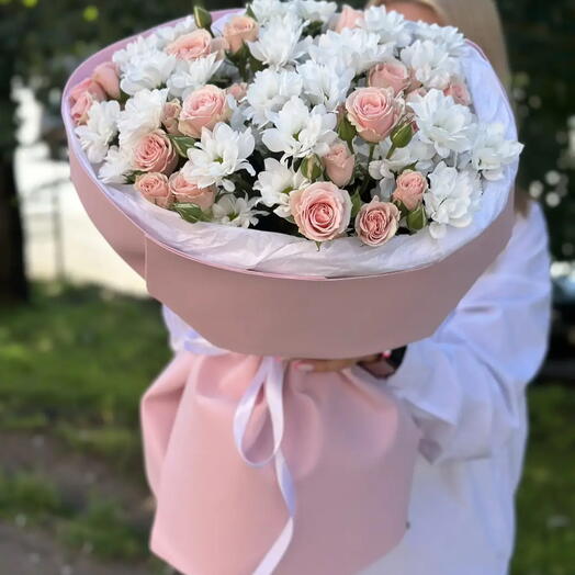 Букет в нежных тонах