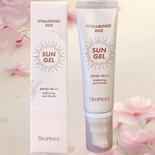 Солнцезащитный гель с гиалуроновой кислотой и экстрактом риса SPF 50+ PA+++ 50 ml