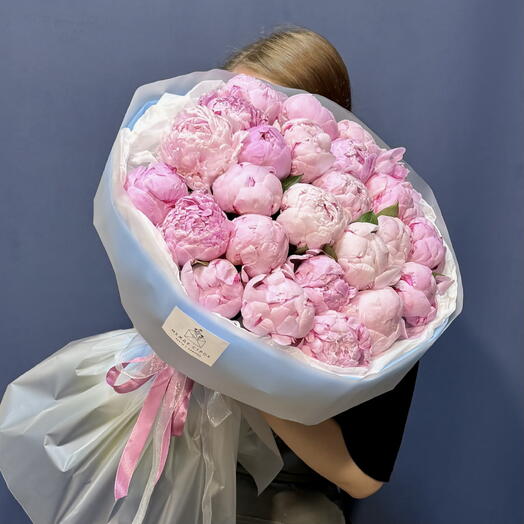 Букет пионов 25 штук💕