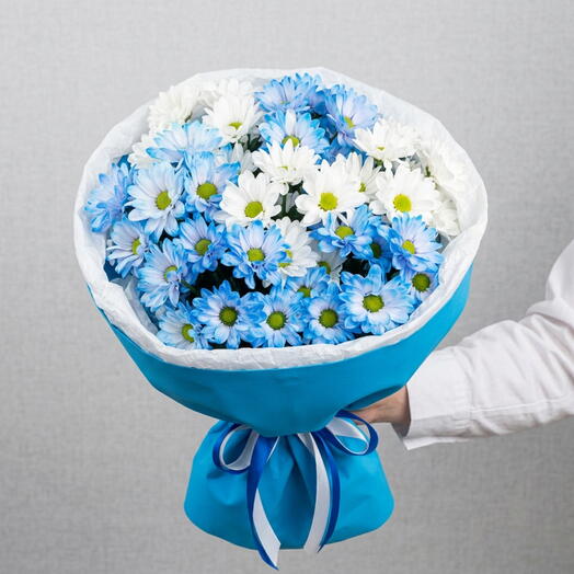 💙Букет из 7 хризантем 💙