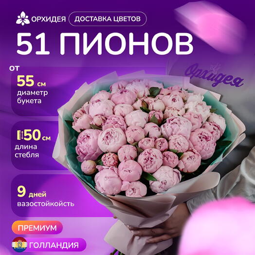 51 Пион "Сара Бернар