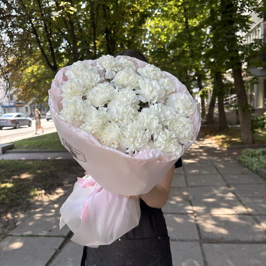 Букет с диантусами