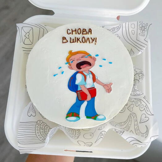 Бенто-торт «снова в школу», торт на 1 сентября
