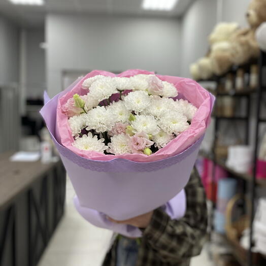 Нежный букет "Розовое яблоко💓"