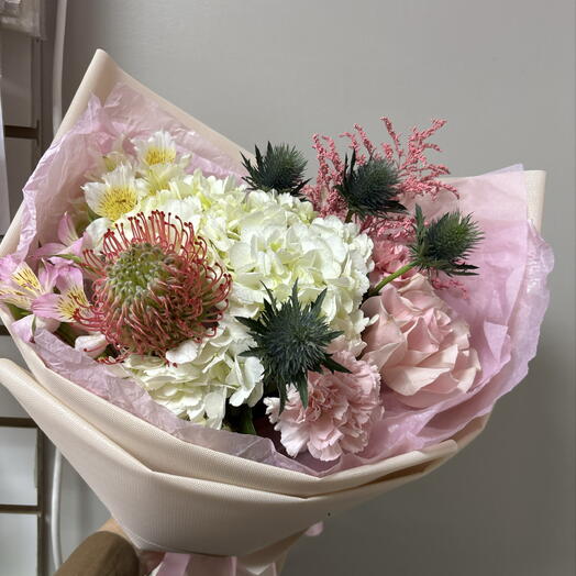Букет из белых Гортензии 🌸
