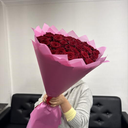 45 красных роз 🌹🌹🌹