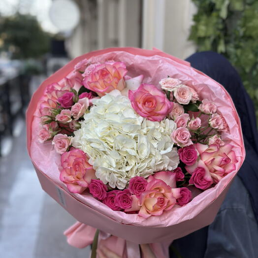 Букет в розовых оттенках 💖