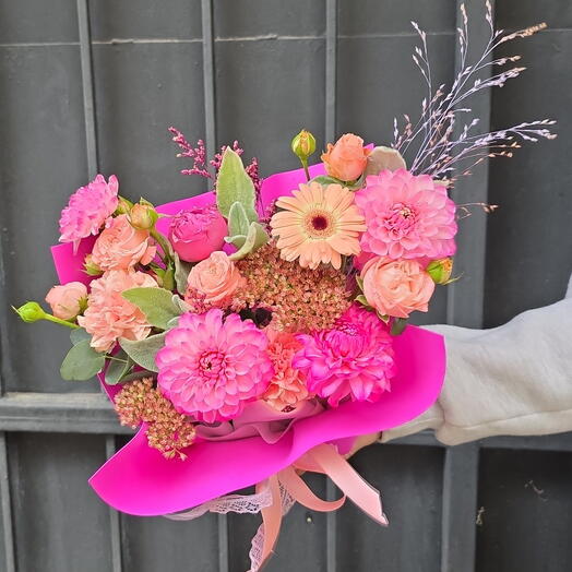 Розовая композиция 💗
