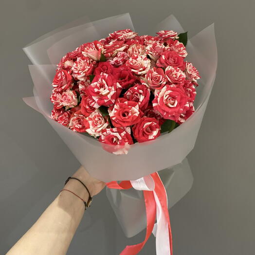 Монобукет из кустовой розы 🌹