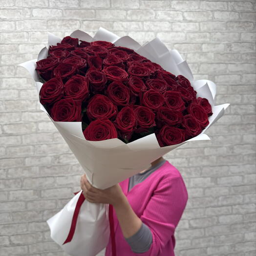 51 красная роза 🌹 ♥️♥️♥️