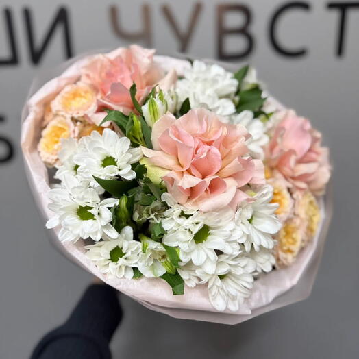 Нежный с французскими розами 🌸
