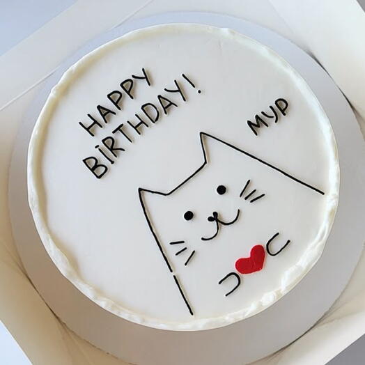 Торт 1,5кг «Happy birthday! Мур»