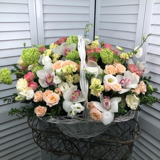 Cesta de flores