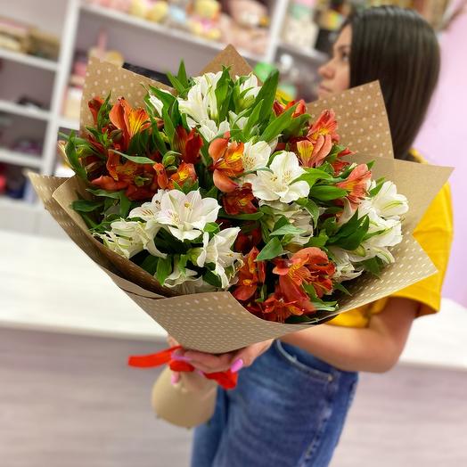 Белый/оранжевый🥰