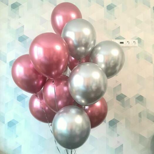 Ramo de 15 bolas de cromo