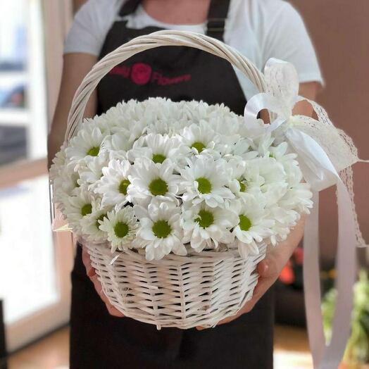 Корзина с цветами🥰🥰🥰