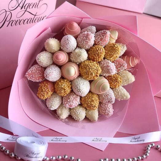 Букет из клубники 🎀Сладкий поцелуй🎀