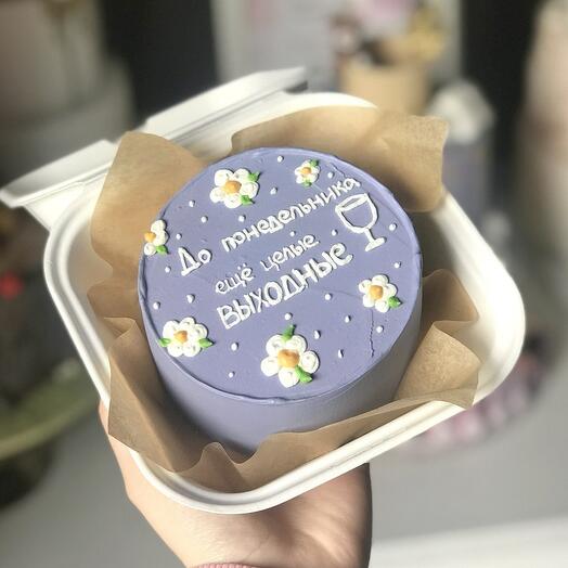 Бенто - торт Еще целые выходные