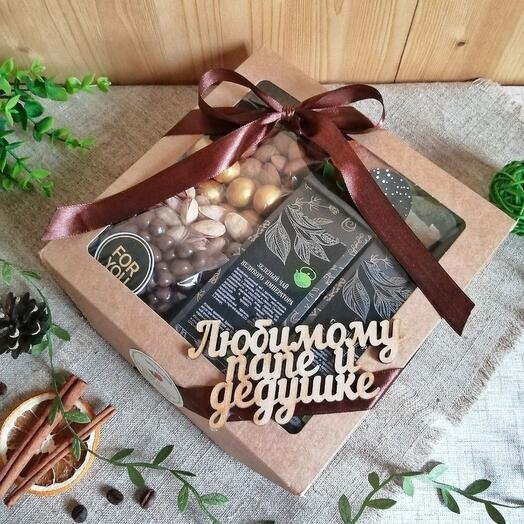 Подарочный набор Любимому папе и дедушке / подарок папе и дедушке
