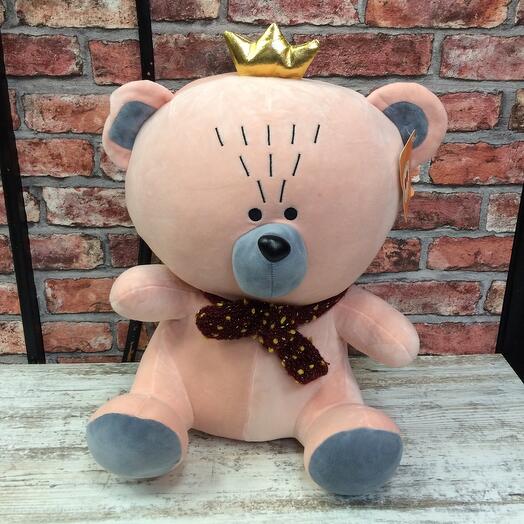 Soft toy Bear with a crown