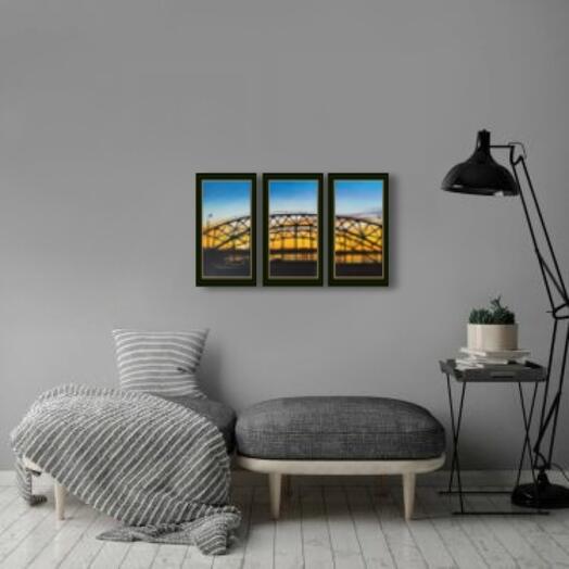 "Закакт на Москве-реке" 60*40