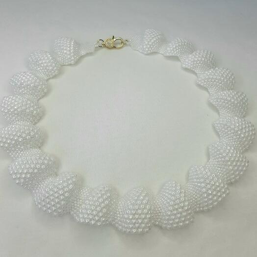 WAVE necklace - white miniature