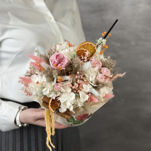 Flores secas em vasos Anderson