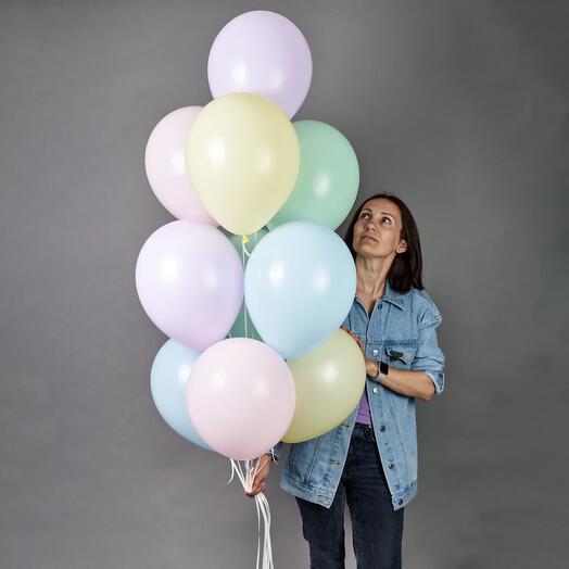 Fuente de globos "pastel suave"