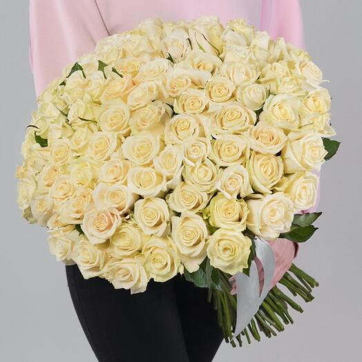 White roses 40-50cm 101 pcs