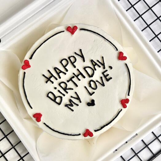 Бенто-торт "HAPPY BIRTHDAY MY LOVE"