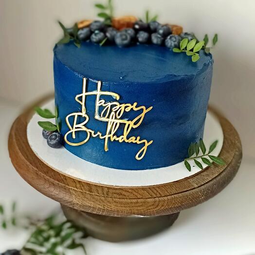Торт на день рождения "Happy birthday"
