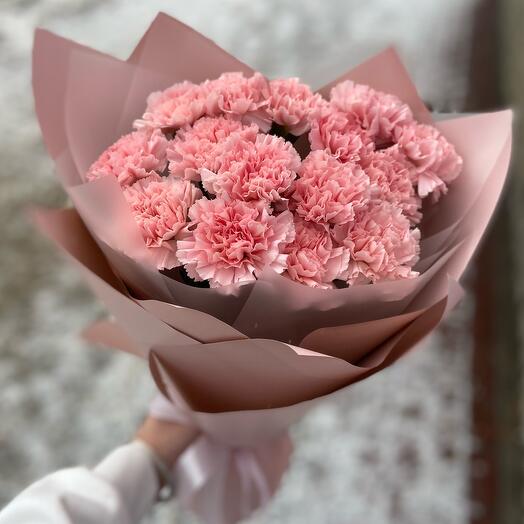 Диантусы в букете