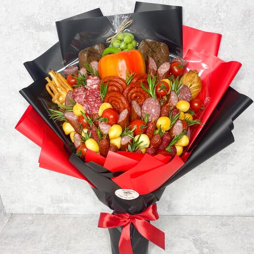 Мужской букет с перцем