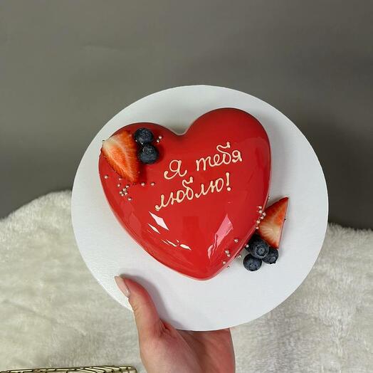 Муссовый торт "Я тебя люблю"