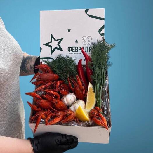 Подарочная коробка с раками