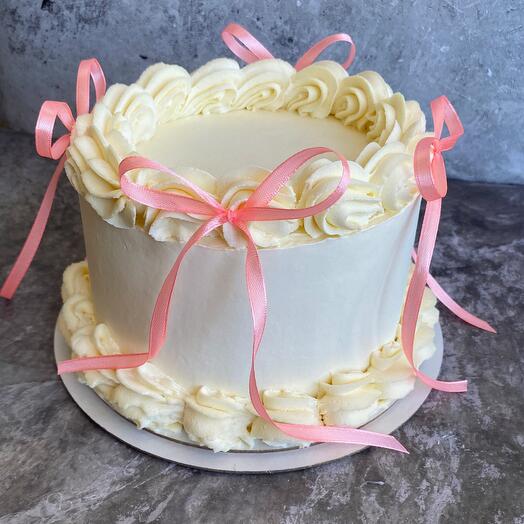 Торт 🎂  ламбет ваниль/клубника