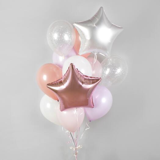 Набор из 12 mini-шаров «Принцесса» Lite