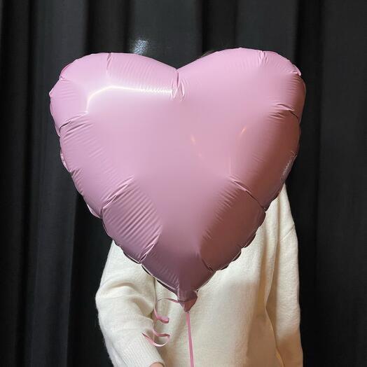 Фольгированный шар сердце 1шт
