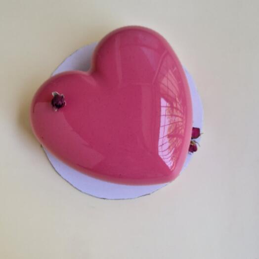 Муссовый торт малина-фисташ