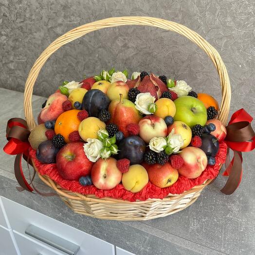 Фруктовая корзина (наполнение только сверху)